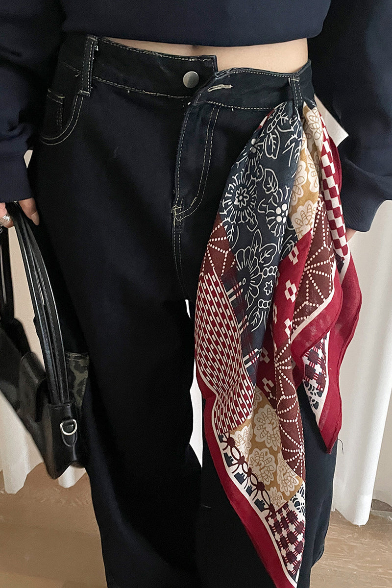 Patchwork Bandana Waist Wrap