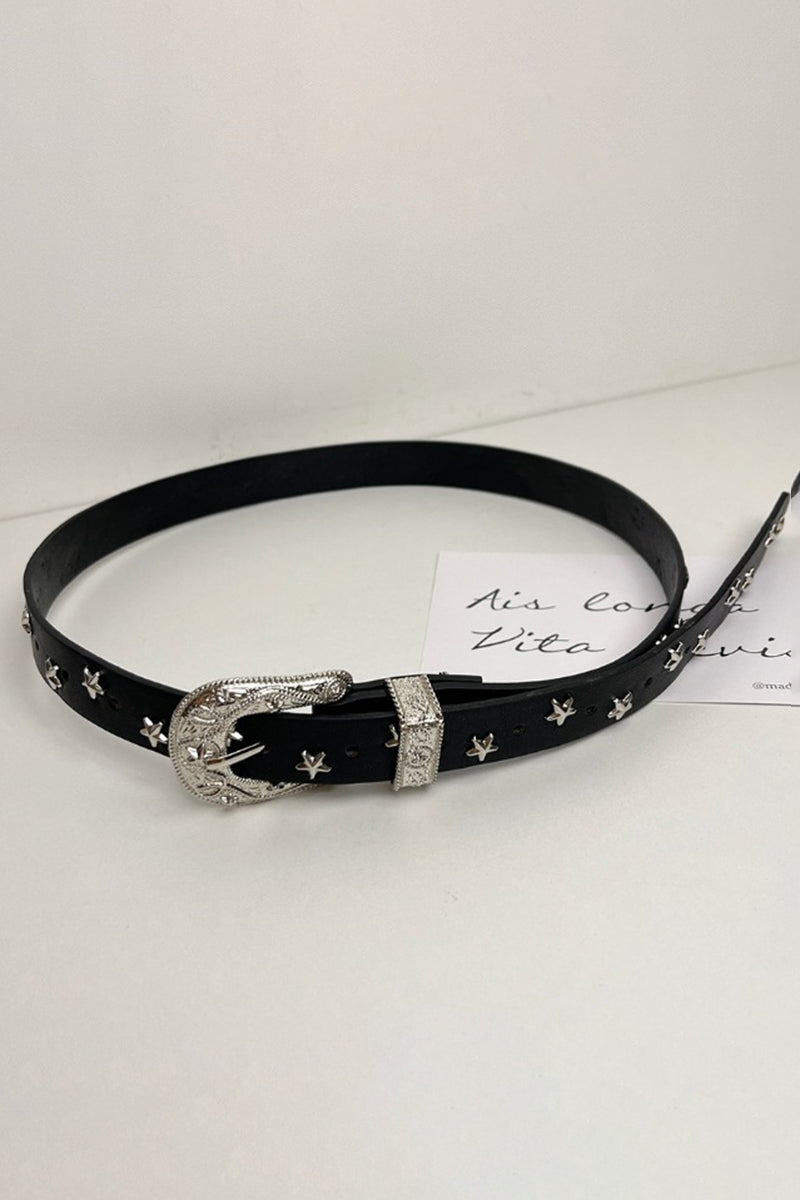 Star Studded Western Buckle Belt