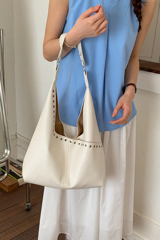 Chic Studded Shoulder Bag