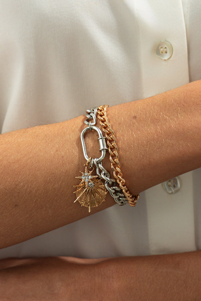 Chic Multi-Layer Chain Bracelet