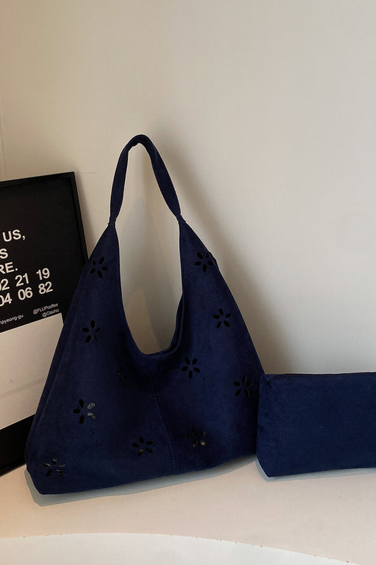 Floral Cutout Tote Bag
