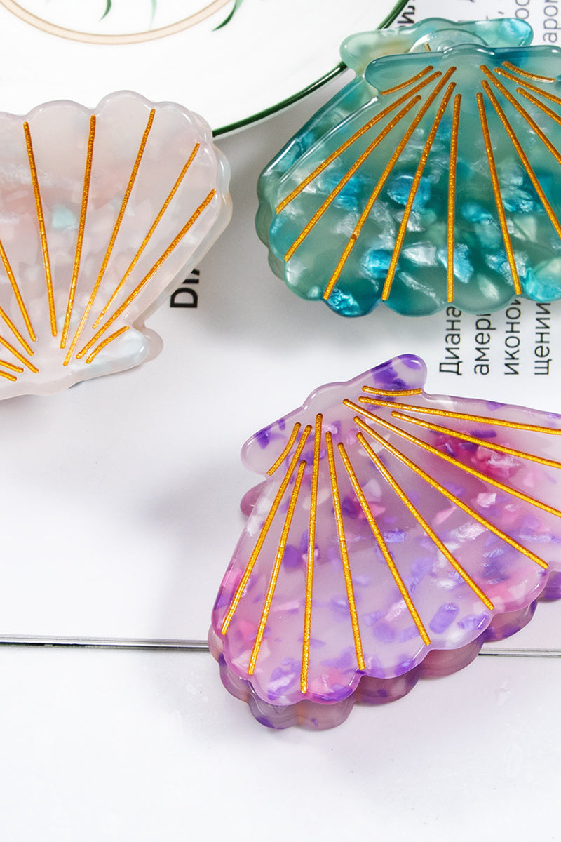Shell-Shaped Hair Claw