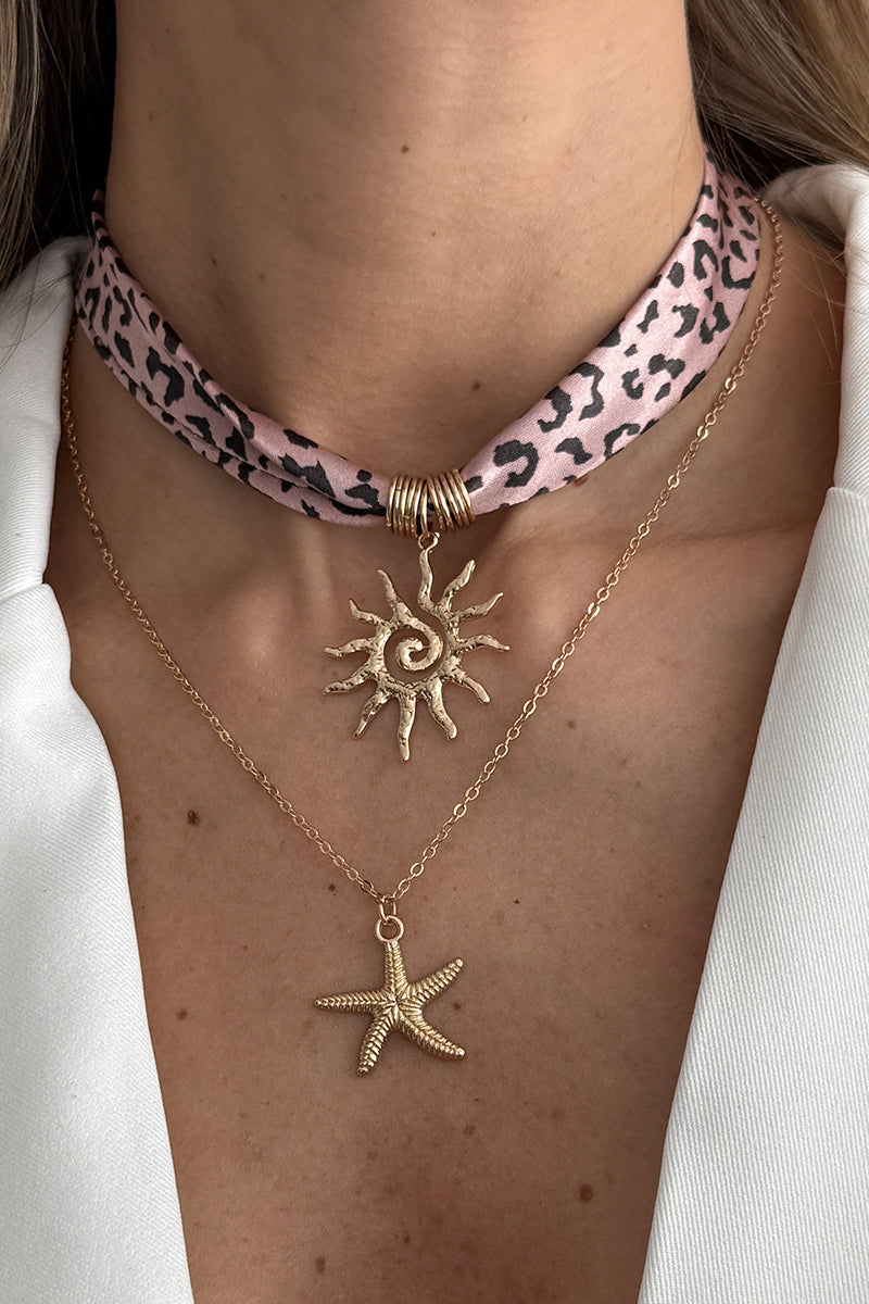 Nautical Charm Heart Pendant Necklace
