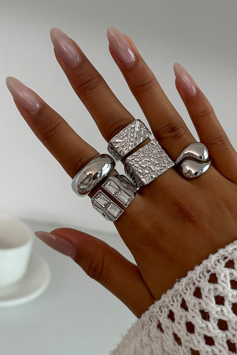 Elegant Gold and Gemstone Statement Rings