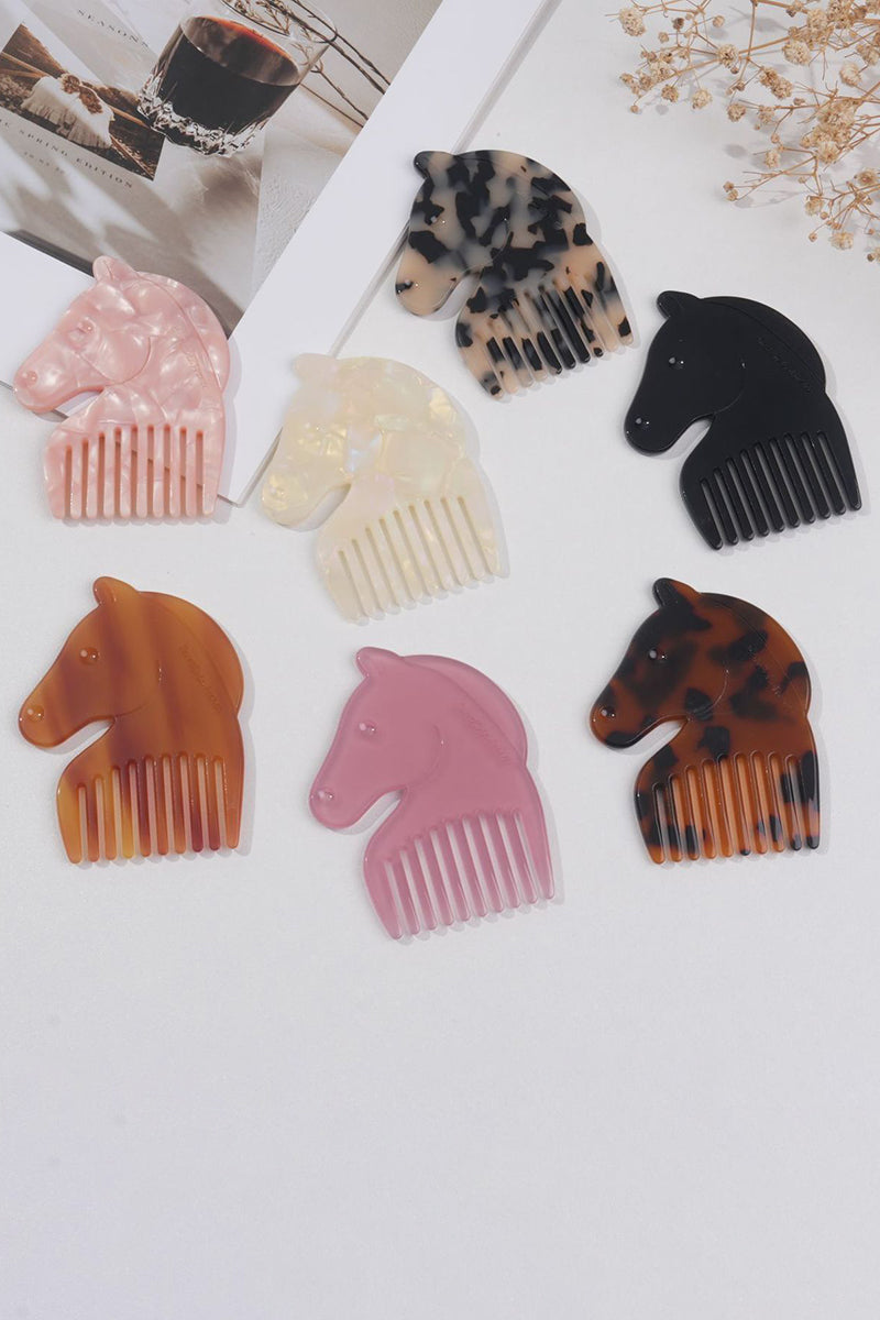 Unique Horse-Shaped Hair Comb