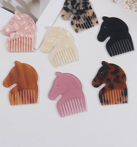 Unique Horse-Shaped Hair Comb