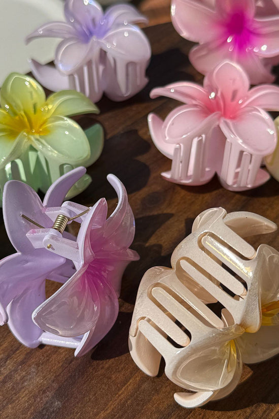 Tropical Floral Hair Claw