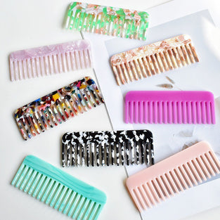 Elegant Wide-Tooth Hair Comb