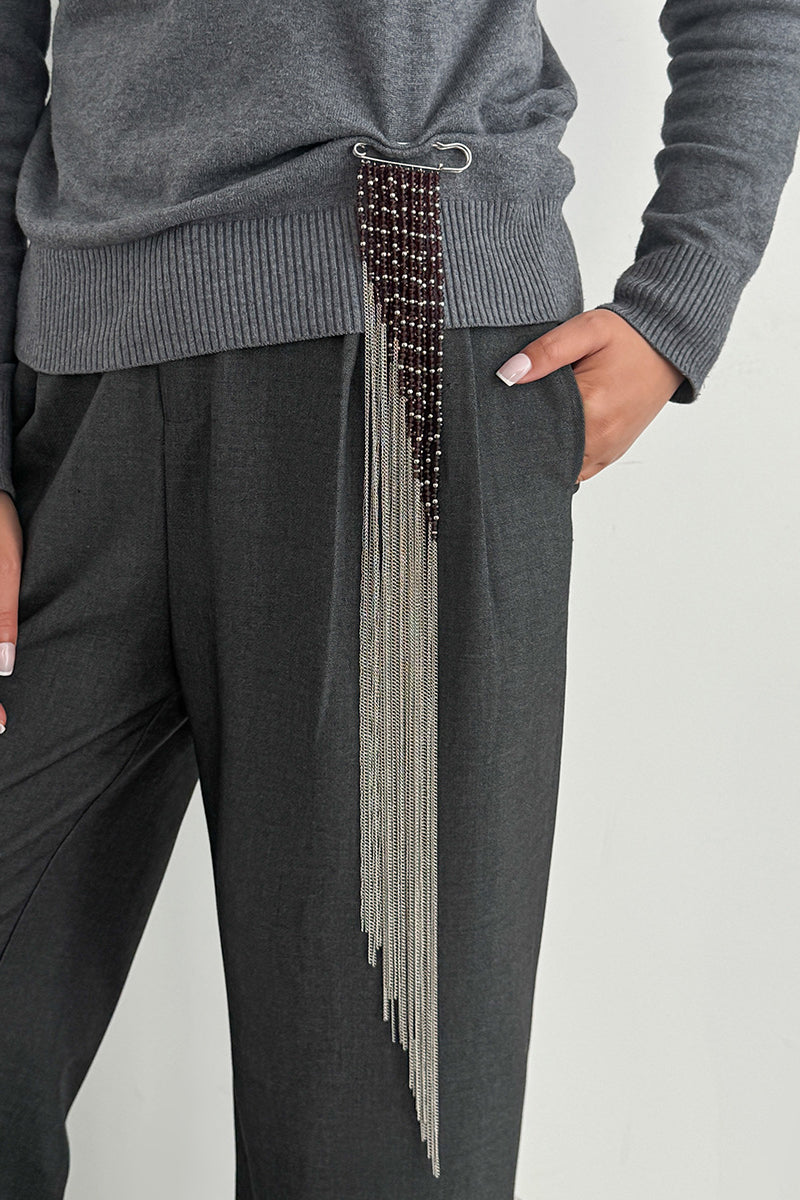Elegant Long Tassel Chain Necklace