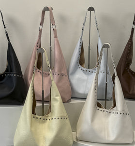Chic Studded Shoulder Bag
