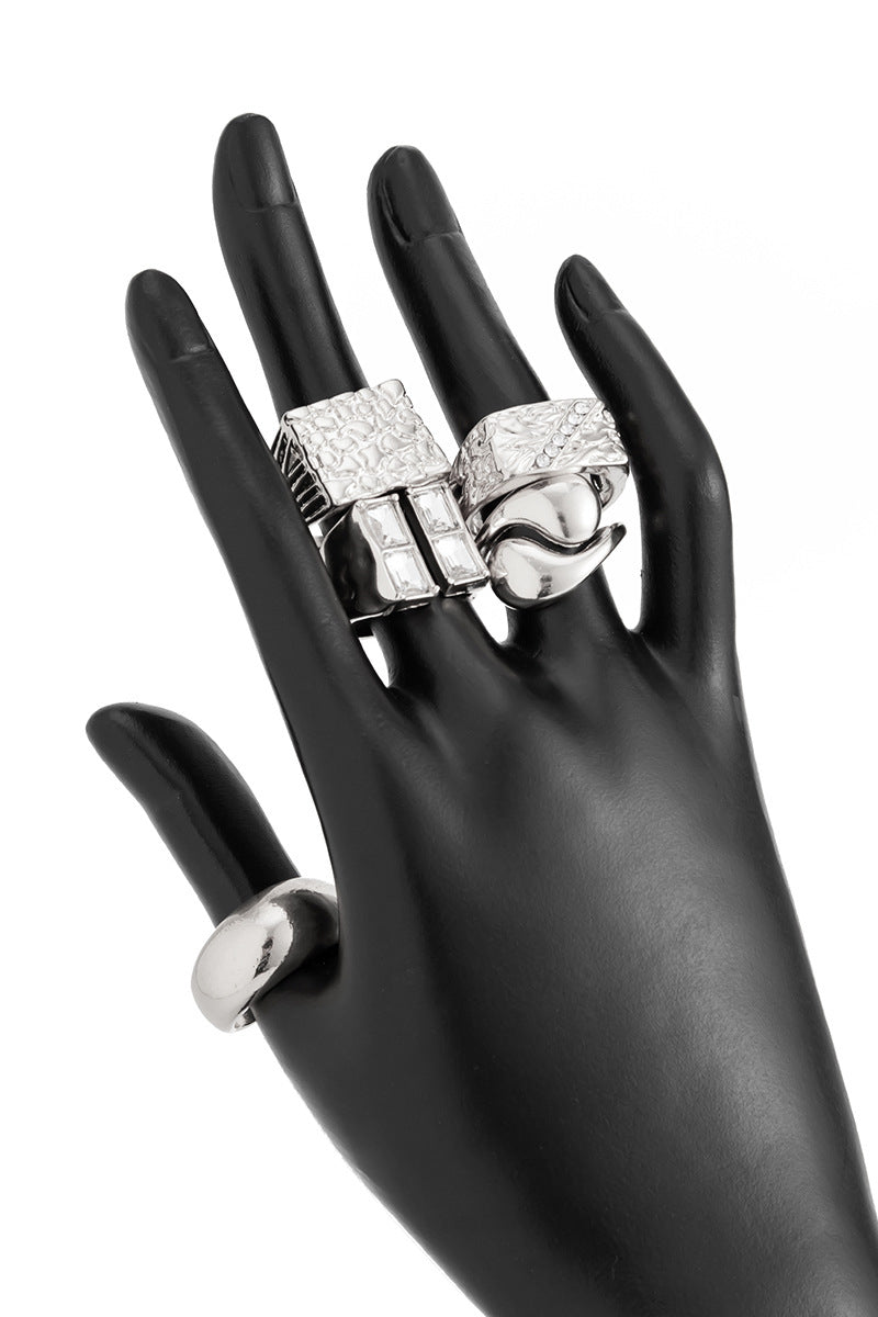 Elegant Gold and Gemstone Statement Rings