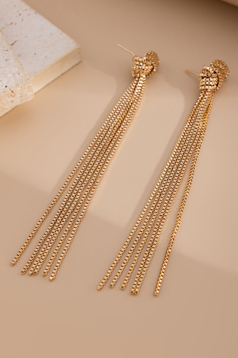 Elegant Tassel Chain Earrings
