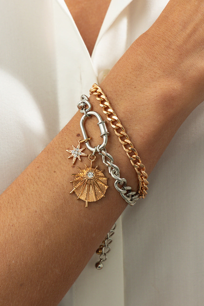 Chic Multi-Layer Chain Bracelet