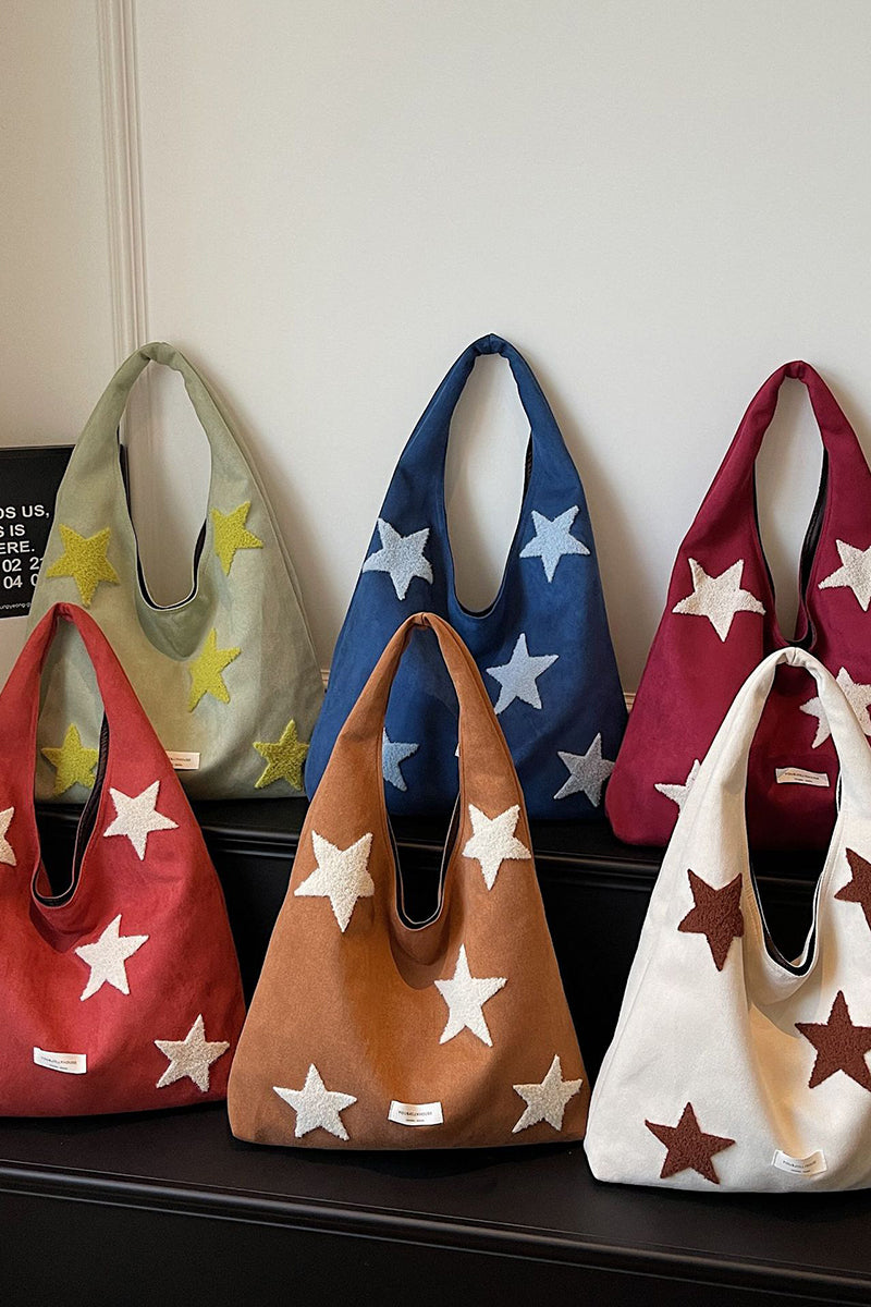 Star-Patterned Tote Bag
