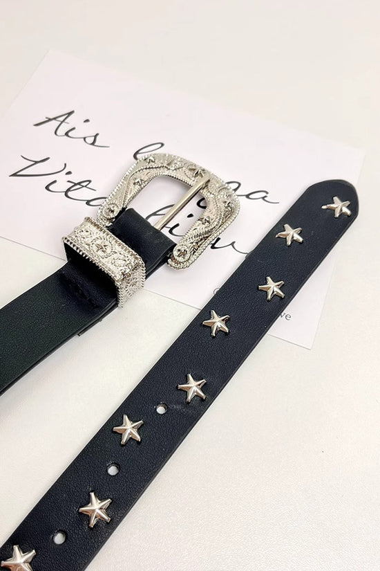 Star Studded Western Buckle Belt