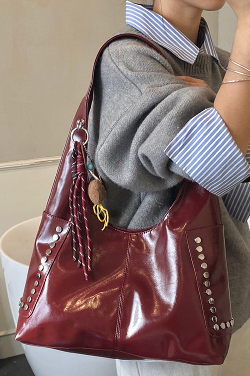 Studded Shoulder Bag