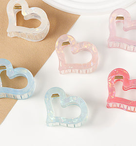 Heart-Shaped Hair Claw