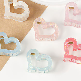 Heart-Shaped Hair Claw
