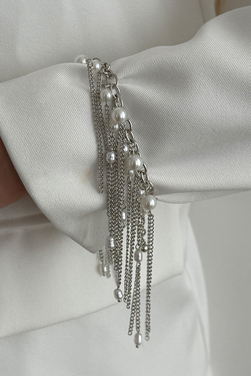 Elegant Draping Chain Bracelet