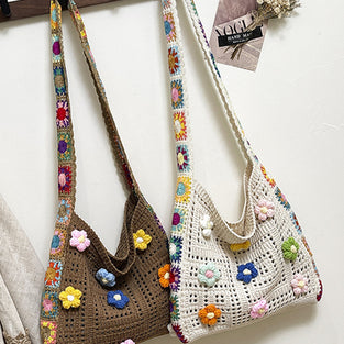 Floral Embellished Shoulder Bag