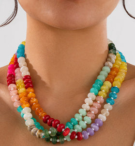 Vibrant Beaded Necklace