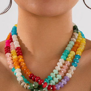Vibrant Beaded Necklace