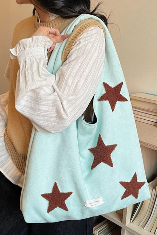 Star-Patterned Tote Bag