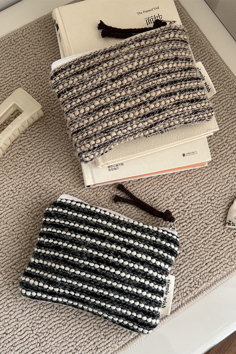 Handwoven Textured Pouch