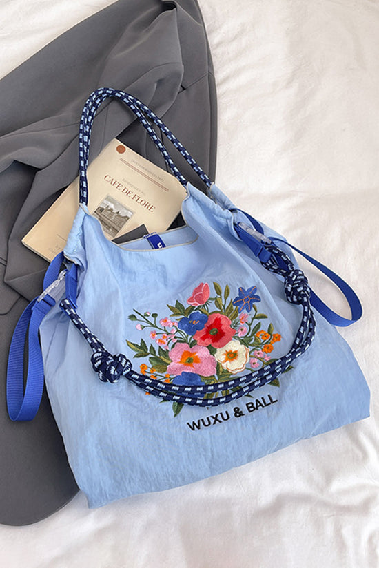 Floral Detail Tote Bag
