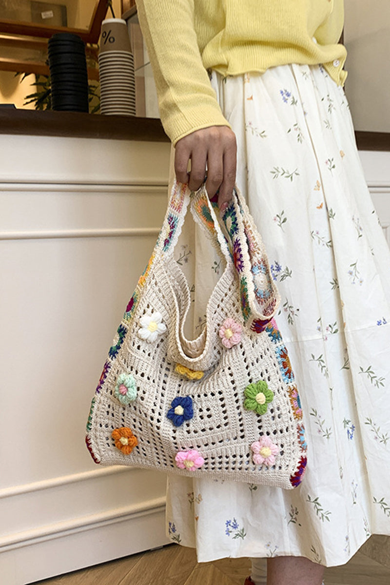 Floral Embellished Shoulder Bag