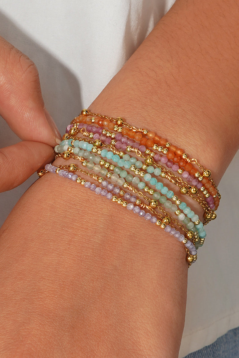 Elegant Beaded Layered Bracelet