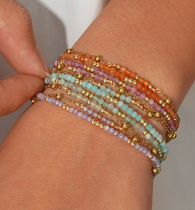 Elegant Beaded Layered Bracelet