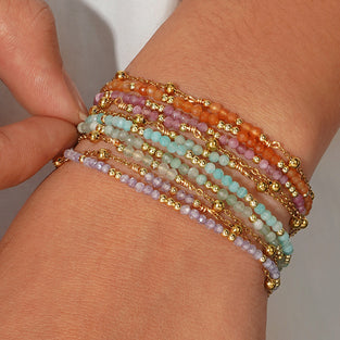Elegant Beaded Layered Bracelet