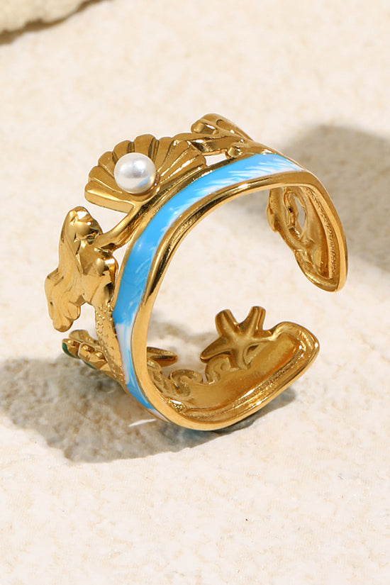 Nautical Charm Stainless Steel Ring