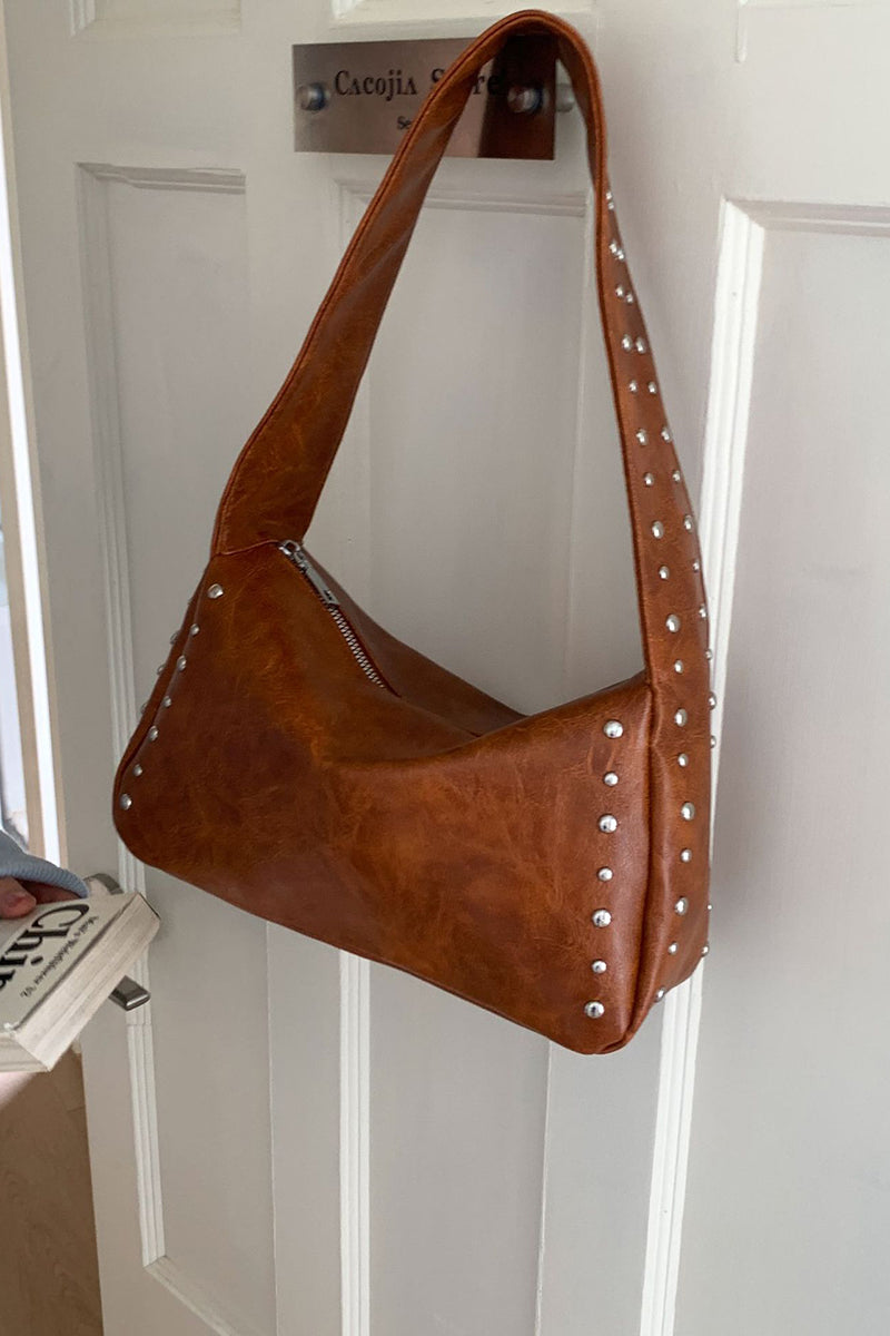 Studded Sling Bag for Casual Outings