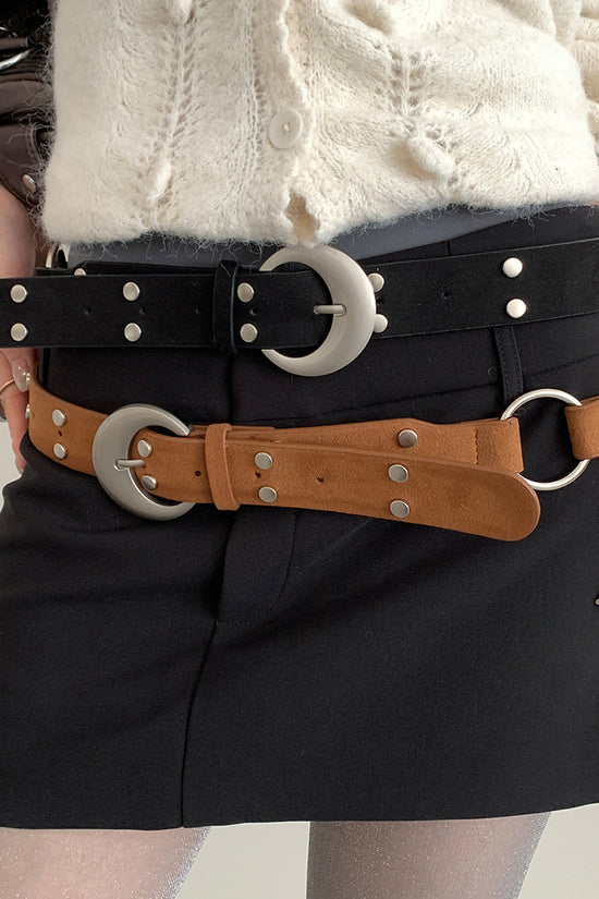 Wide Buckle Stylish Belt