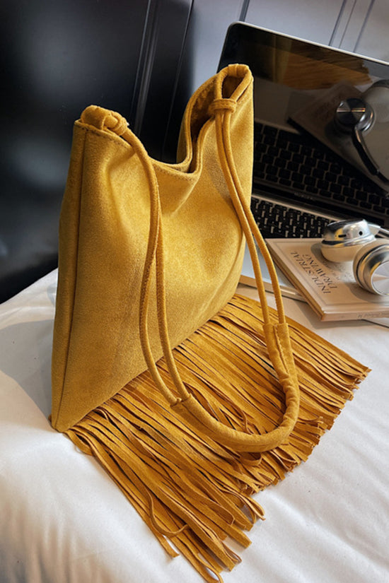 Fringe Detail Shoulder Bag