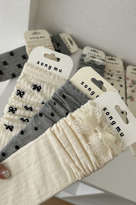 Elegant Plain Hosiery Sock