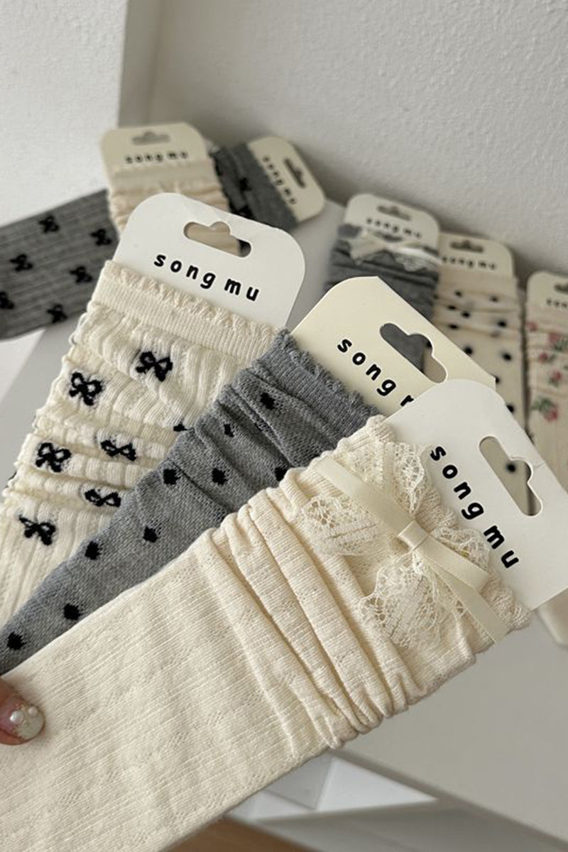 Elegant Plain Hosiery Sock