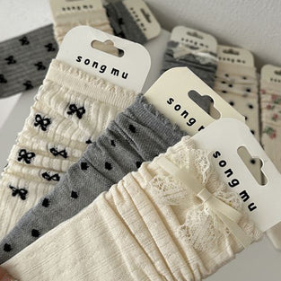 Elegant Plain Hosiery Sock