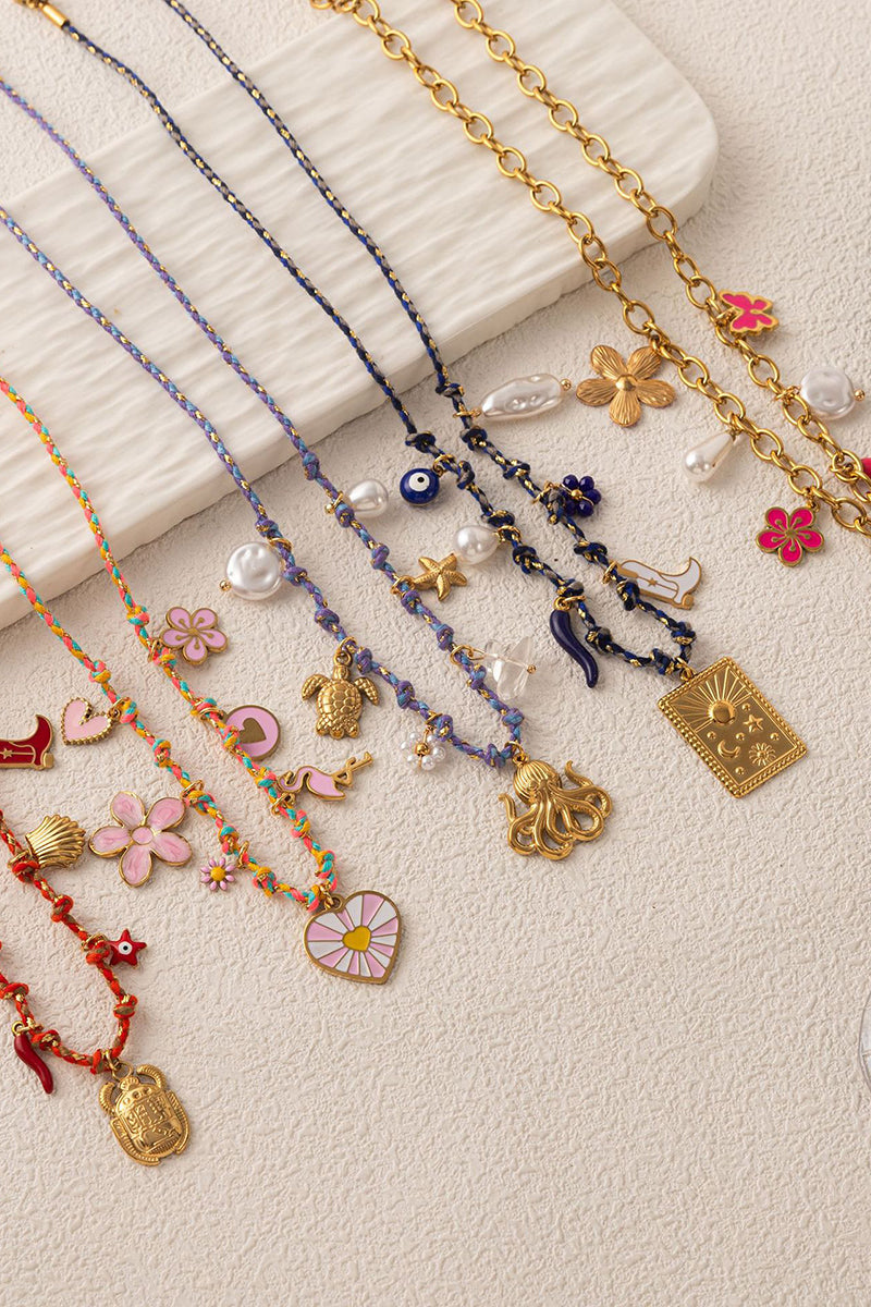 Colorful Charm Necklace