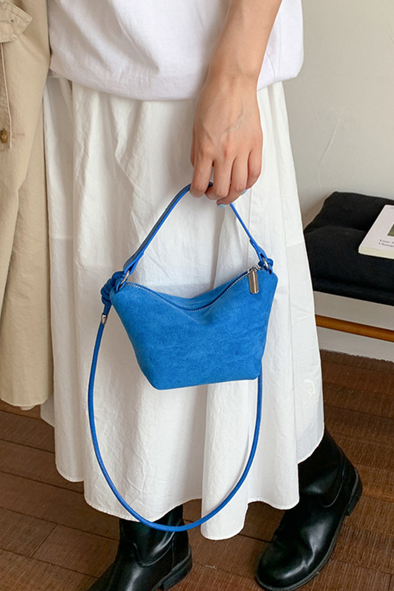 Chic Curved Handle Shoulder Bag