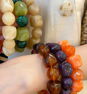 Stylish Geometric Beaded Bracelet