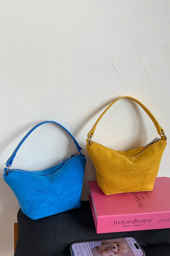 Chic Curved Handle Shoulder Bag