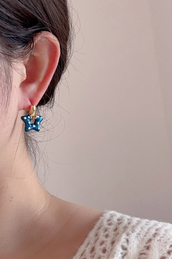 Starry Statement Dangle Earrings