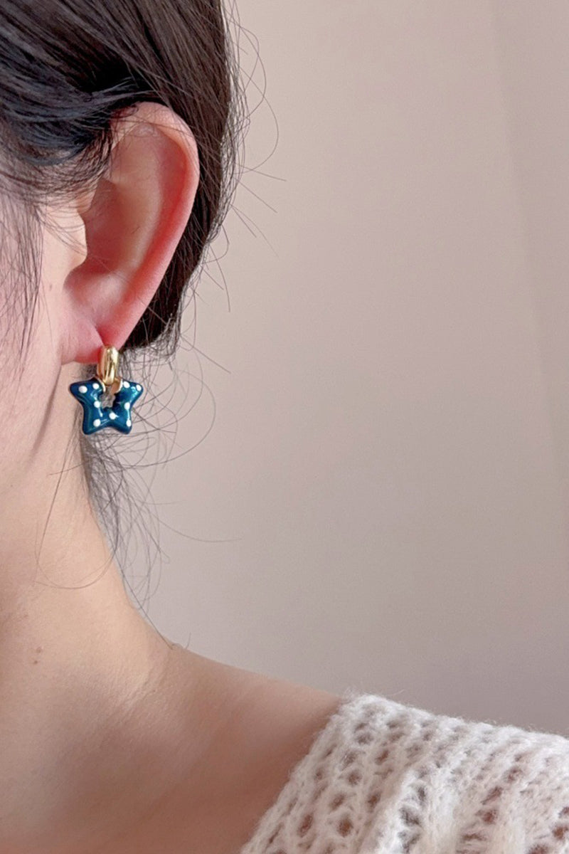 Starry Statement Dangle Earrings
