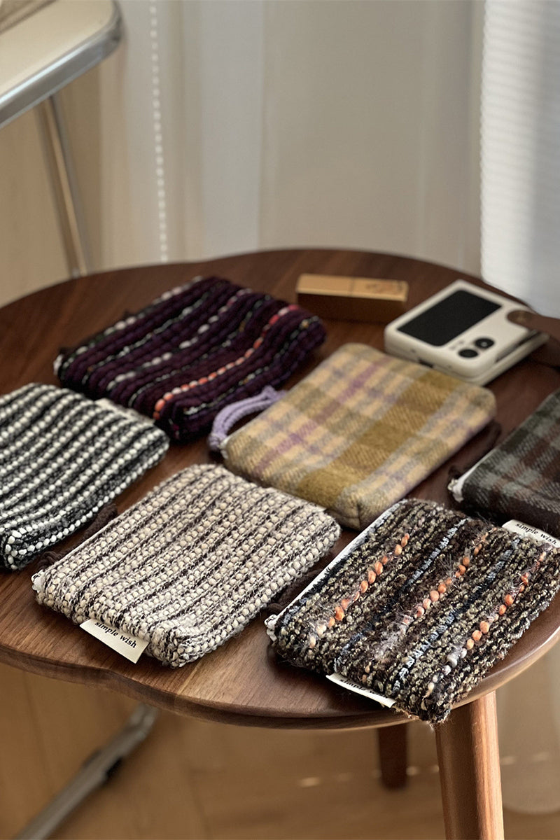 Handwoven Textured Pouch