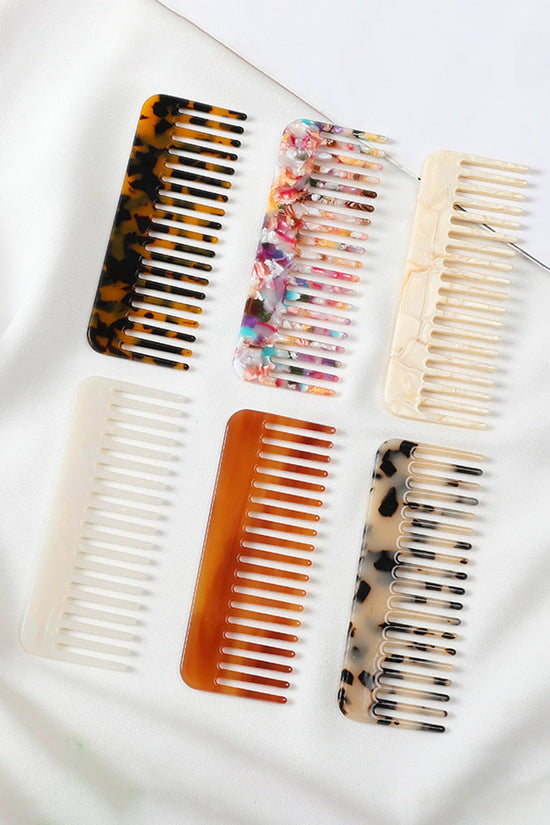 Elegant Wide-Tooth Hair Comb