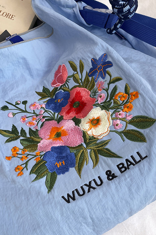 Floral Detail Tote Bag