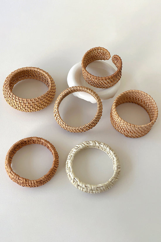 Woven Texture Bangle Bracelet
